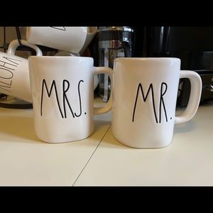 Rae Dunn Mr. & Mrs. Mugs